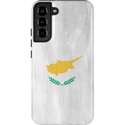 Cyprus Flag Distressed Galaxy S22 Plus Pro Case